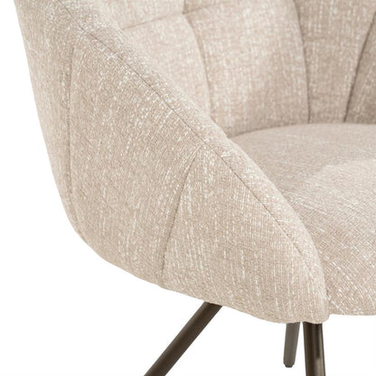 Eetkamerstoel Tara beige stof