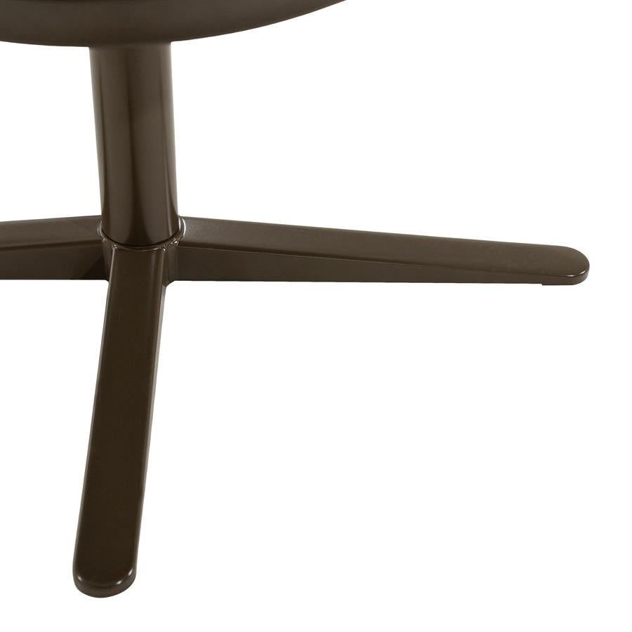 Eetkamerstoel Gigi taupe stof, detail van het materiaal