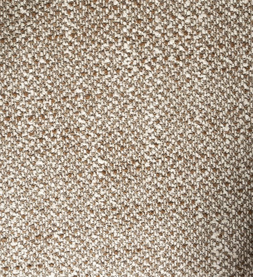 Eetkamerstoel Gigi bruin stof, detail van het materiaal