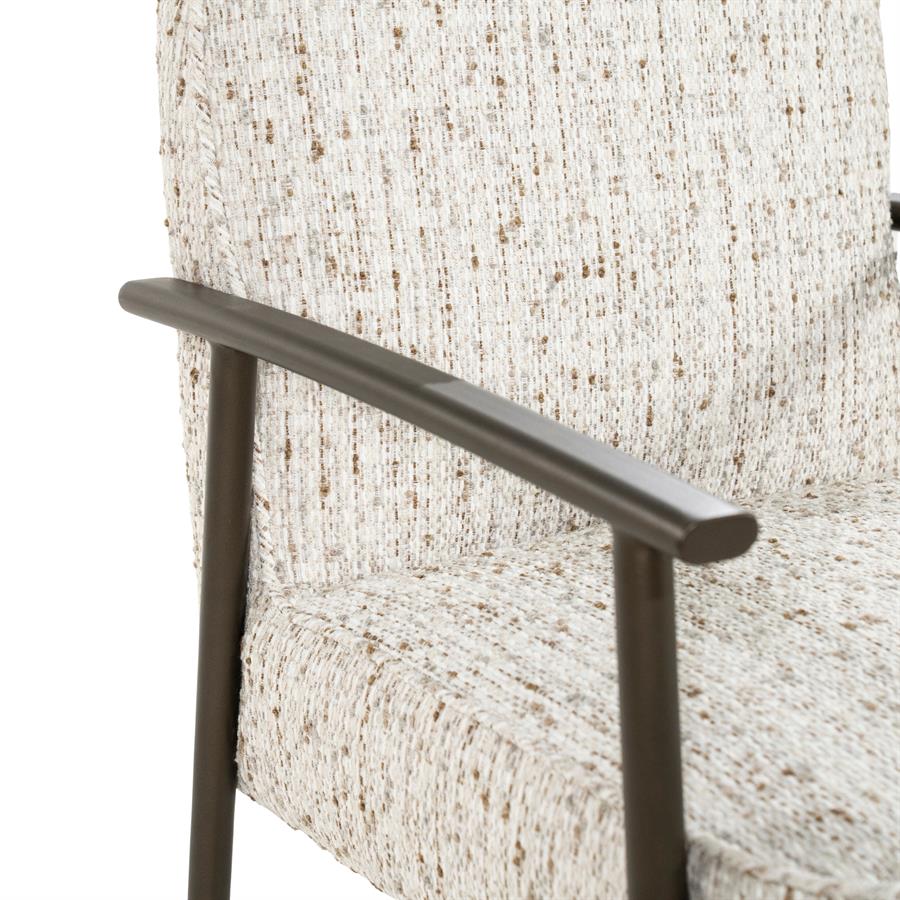 Eetkamerstoel Norel beige stof