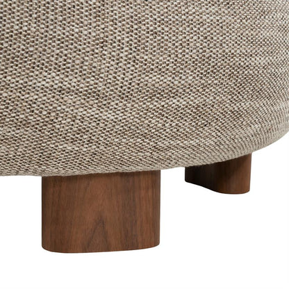 Fauteuil Lina taupe stof