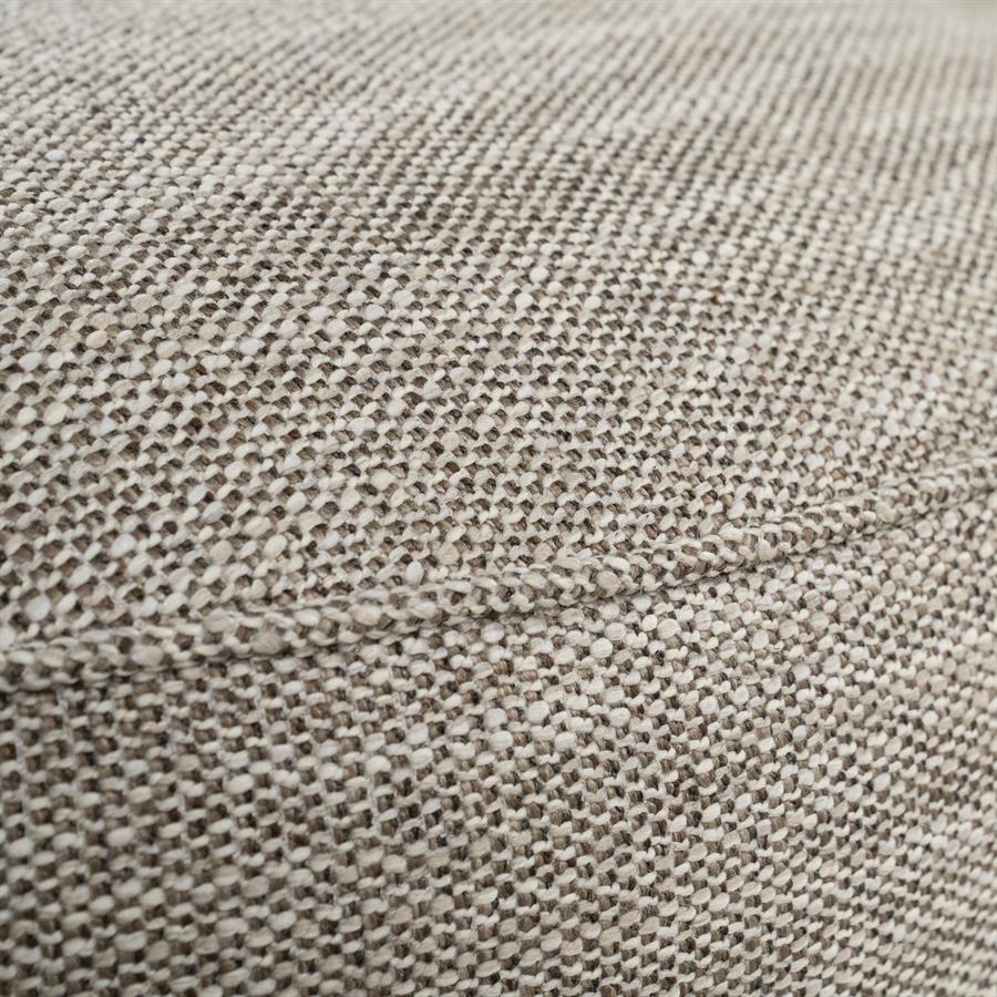 Fauteuil Lina taupe stof