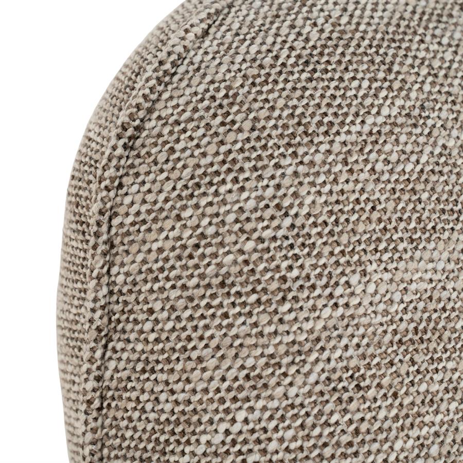 Fauteuil Lina taupe stof