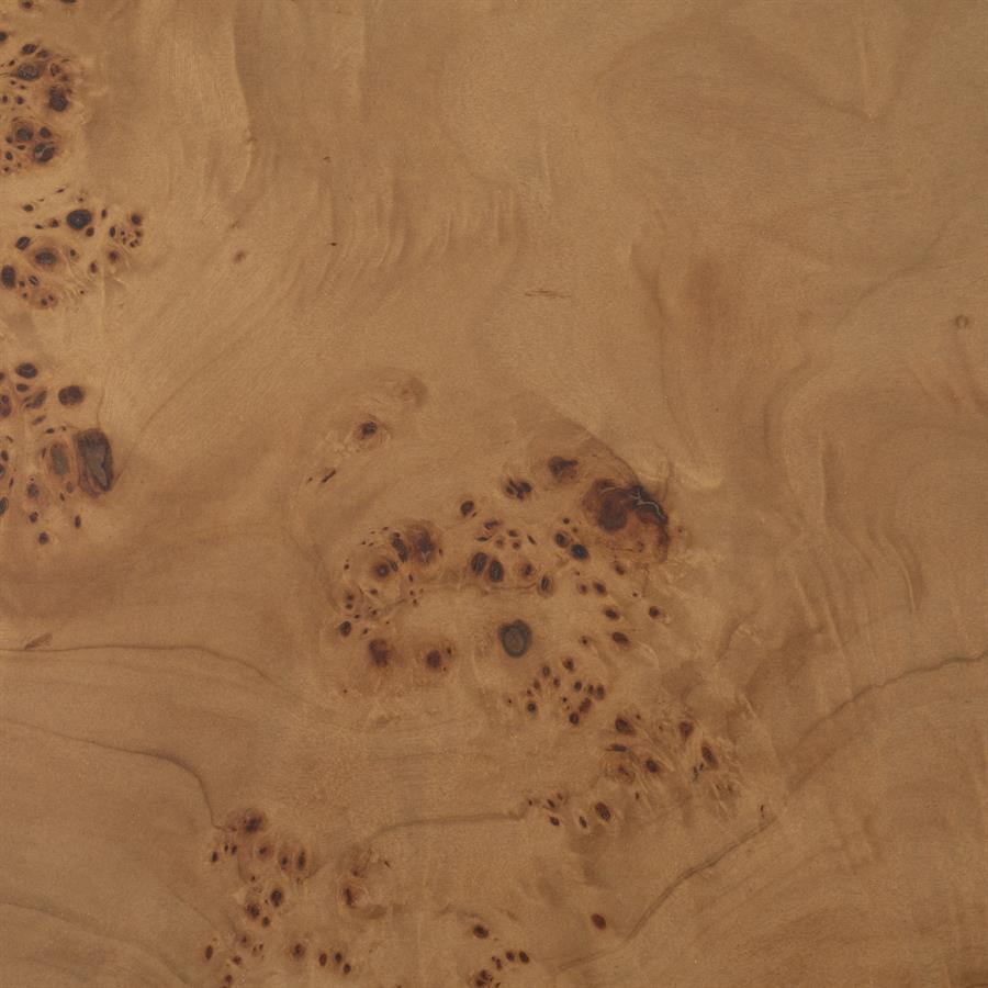 Salontafel Dorian bruin mdf, detail van het materiaal