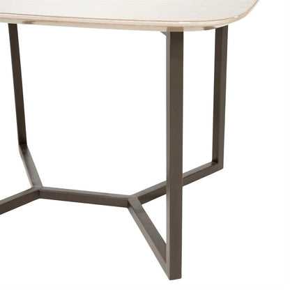 Salontafel Jace beige mdf 60 cm, detail van het materiaal