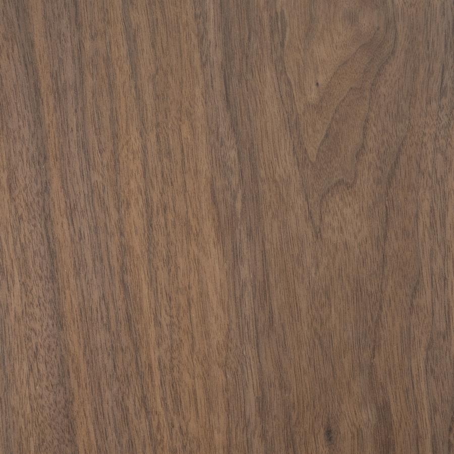 Eettafel Nisa bruin mdf, detail van het materiaal