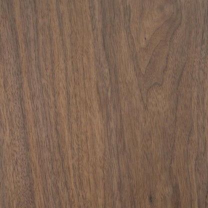 Eettafel Nisa bruin mdf, detail van het materiaal