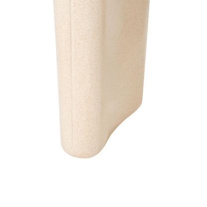 Bijzettafel Kane beige beton, detail van het materiaal