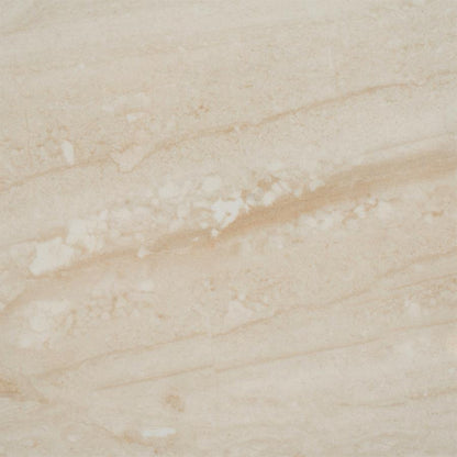 Salontafel Gabi bruin eiken fineer 100 x 100 cm, detail van het materiaal