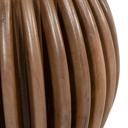 Bijzettafel Memphis naturel mangohout, detail van het materiaal