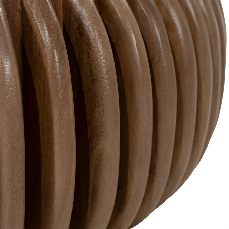 Salontafel Memphis naturel mangohout, detail van het materiaal
