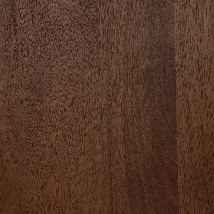 Opbergkast Vajen bruin mangohout, detail van het materiaal