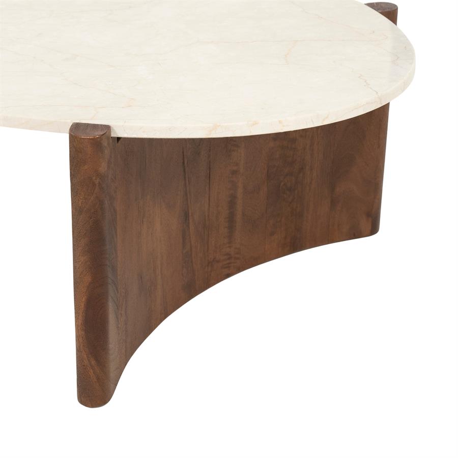 Salontafel Nomi bruin mangohout