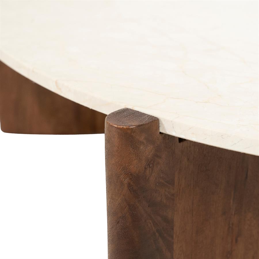 Salontafel Nomi bruin mangohout