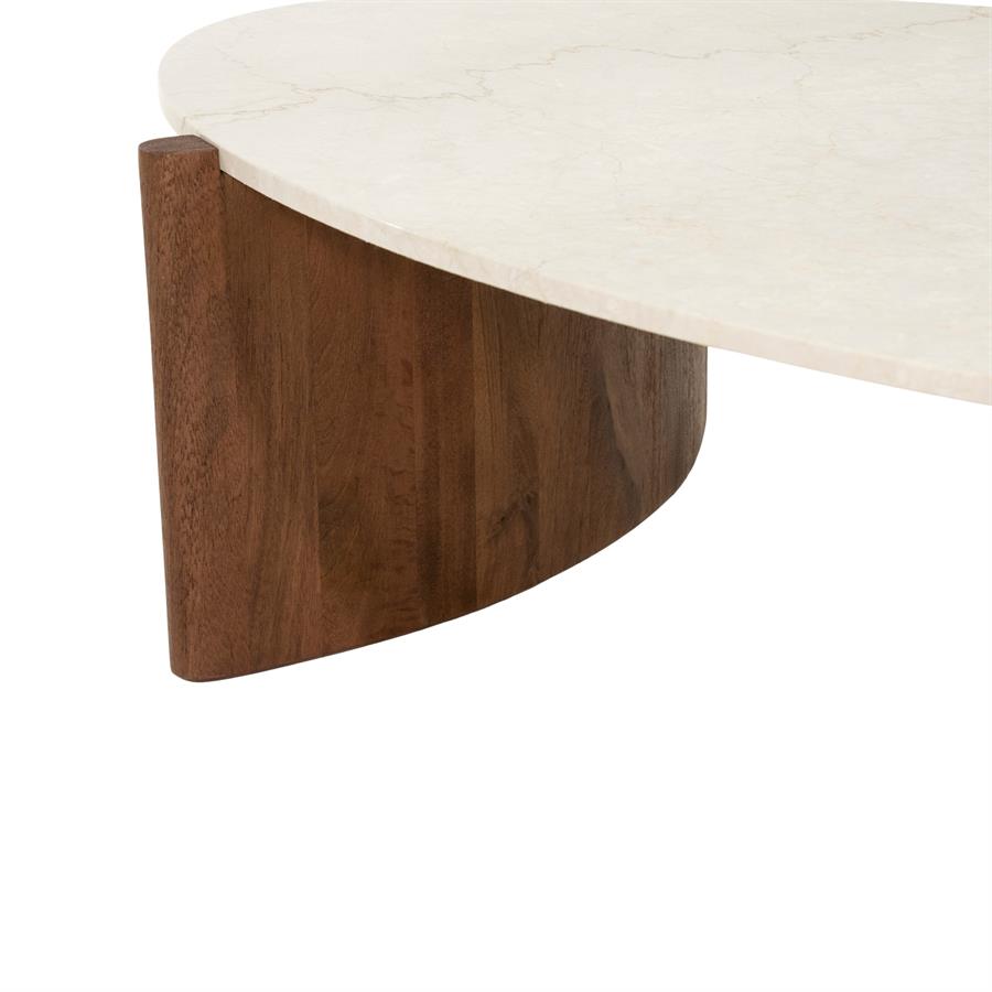 Salontafel Nomi bruin mangohout