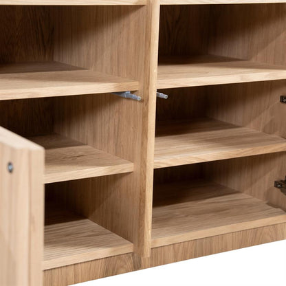 TV meubel Oslo naturel, 230 cm, detail van het materiaal