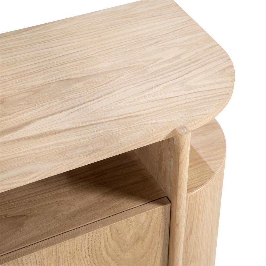 TV meubel Oslo naturel, 230 cm, detail van het materiaal