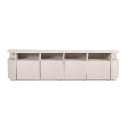 TV meubel Oslo taupe, 230 cm, vooraanzicht op witte achtergrond
