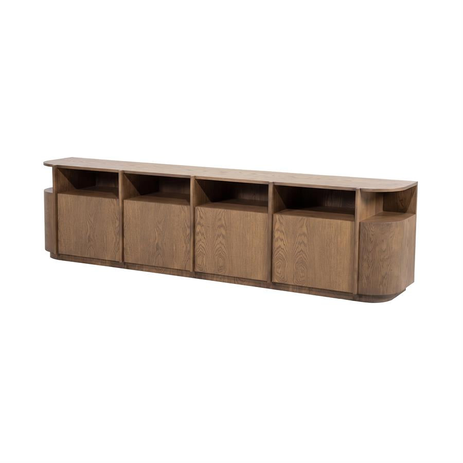 TV meubel Oslo lichtbruin, 230 cm