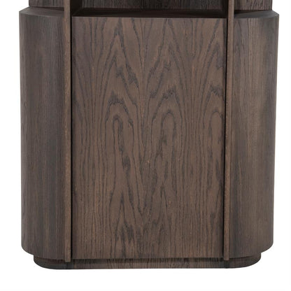 Kabinet Oslo donkerbruin eikenhout
