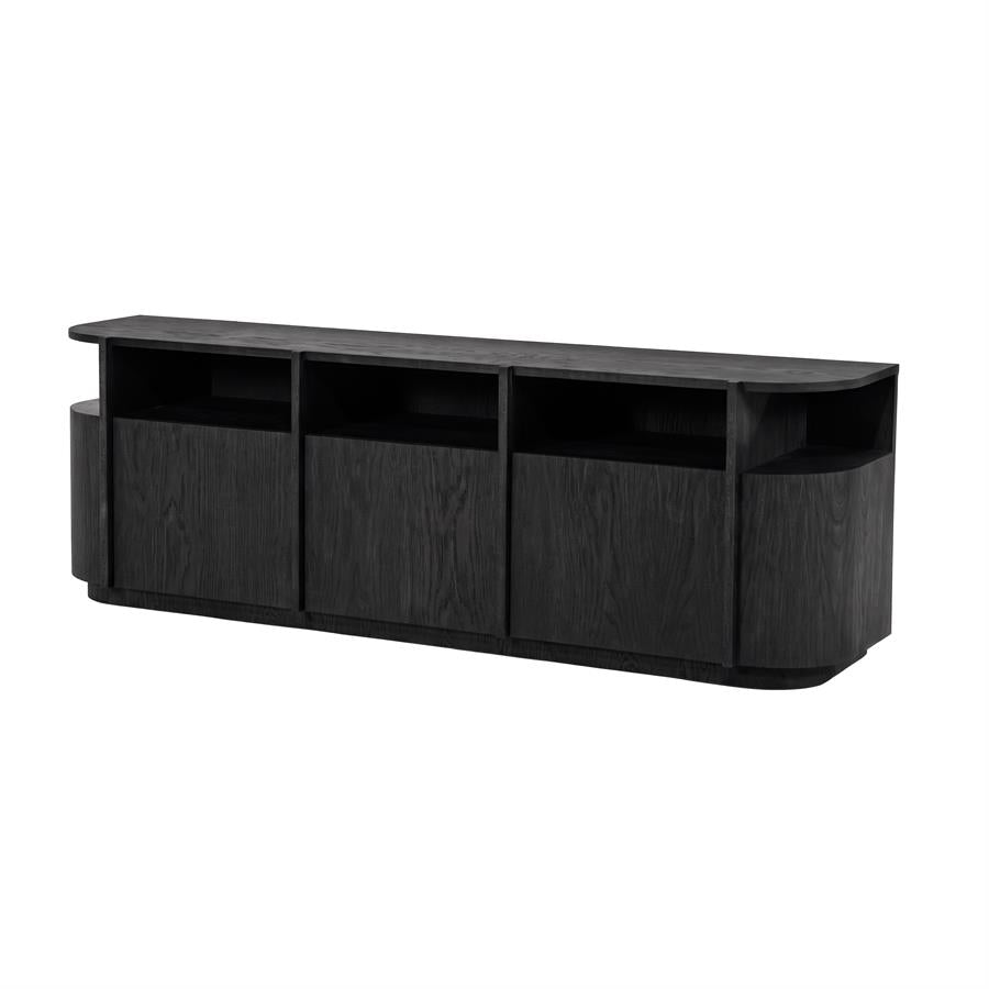 TV meubel Oslo zwart, 182 cm