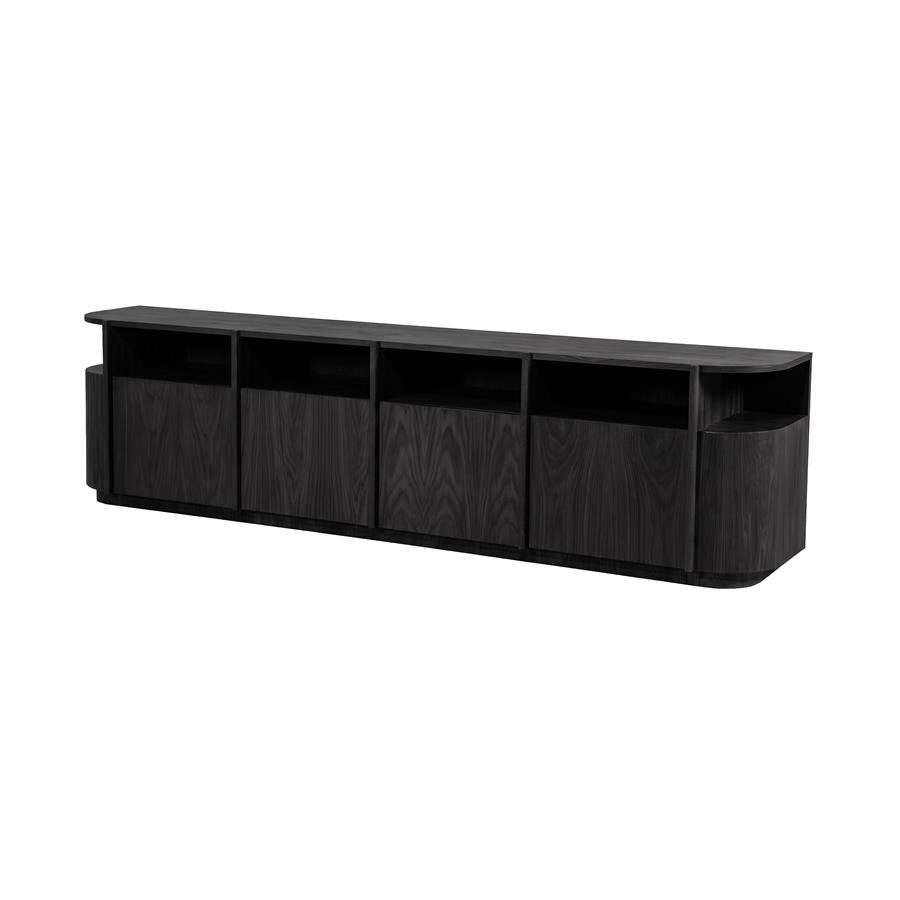 TV meubel Oslo zwart, 230 cm