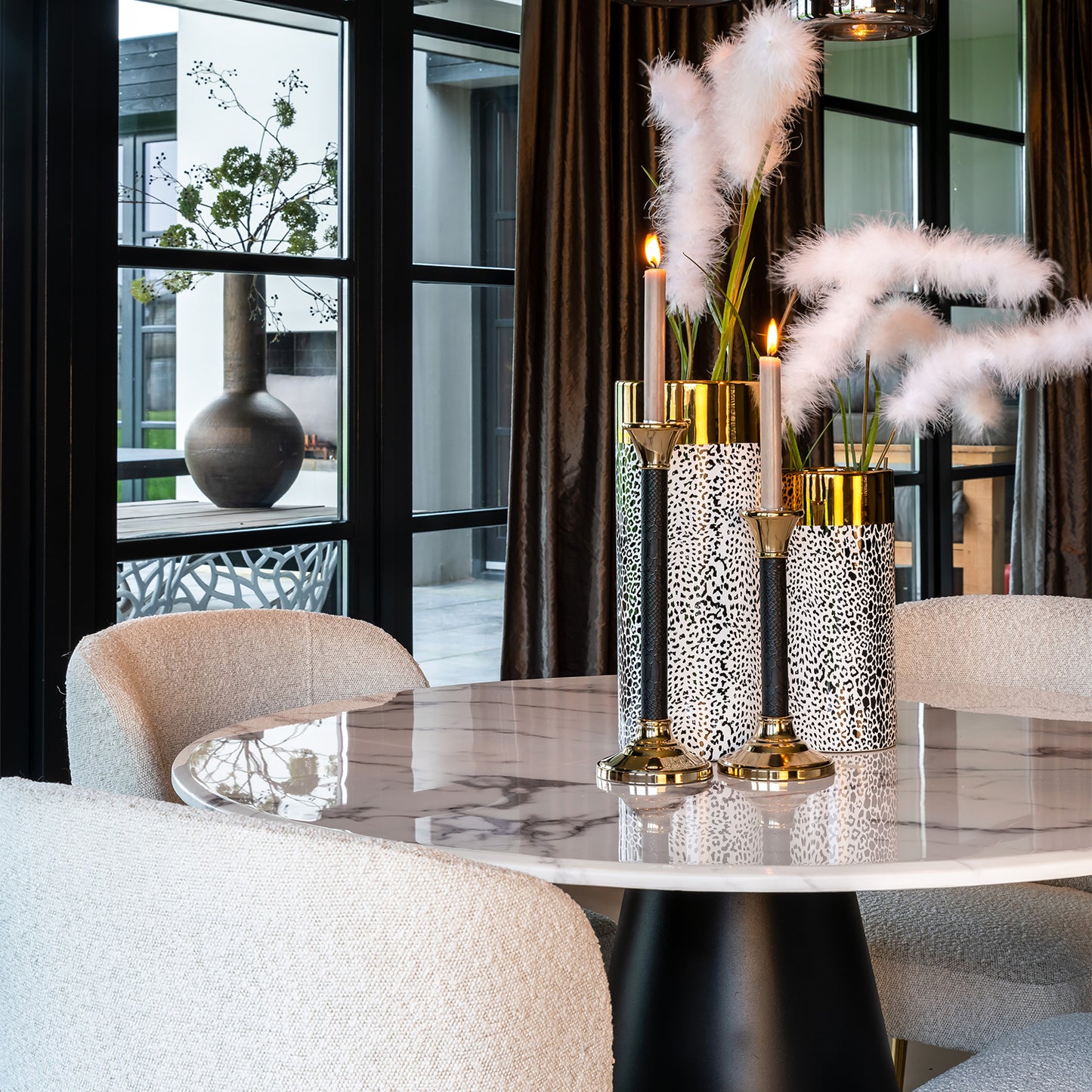 Eettafel Degas | Wit Marmer