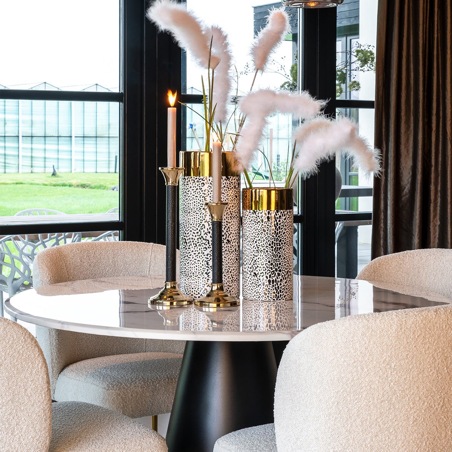 Eettafel Degas | Wit Marmer