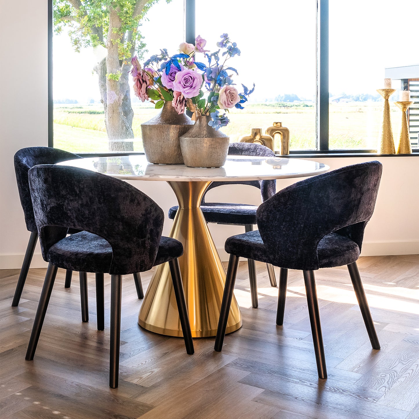 Eettafel Tenille | Wit Marmer