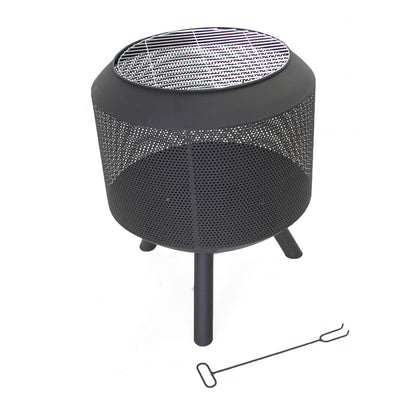 Barbecue Trommelpot | Zwart