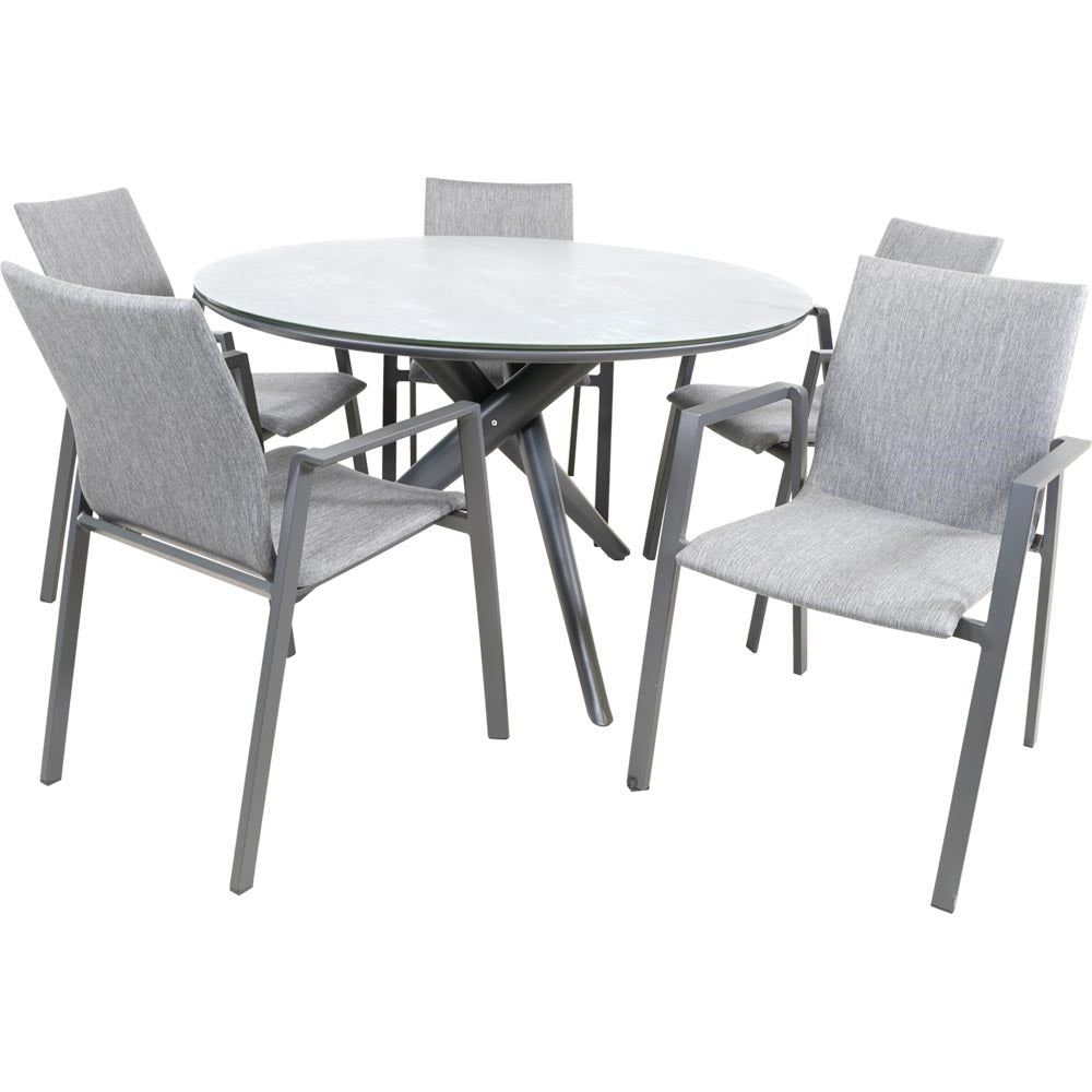 Tuintafel Mojito Rond | Antraciet Aluminium