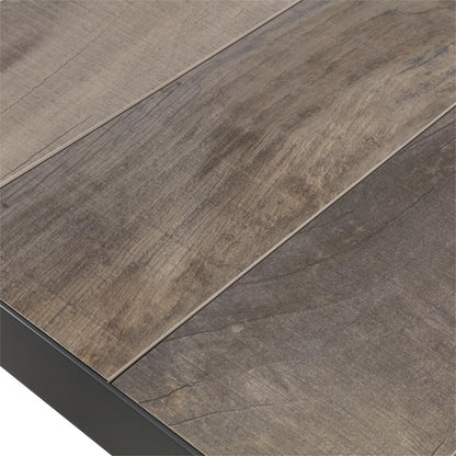 Tafel Castilla Met Kruispoot | Antraciet Keramiek