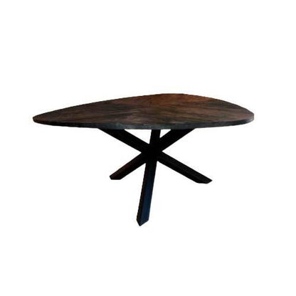 Eettafel Trivero | Zwart Mangohout