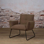 Fauteuil Dante | Teddy Donkerbruin