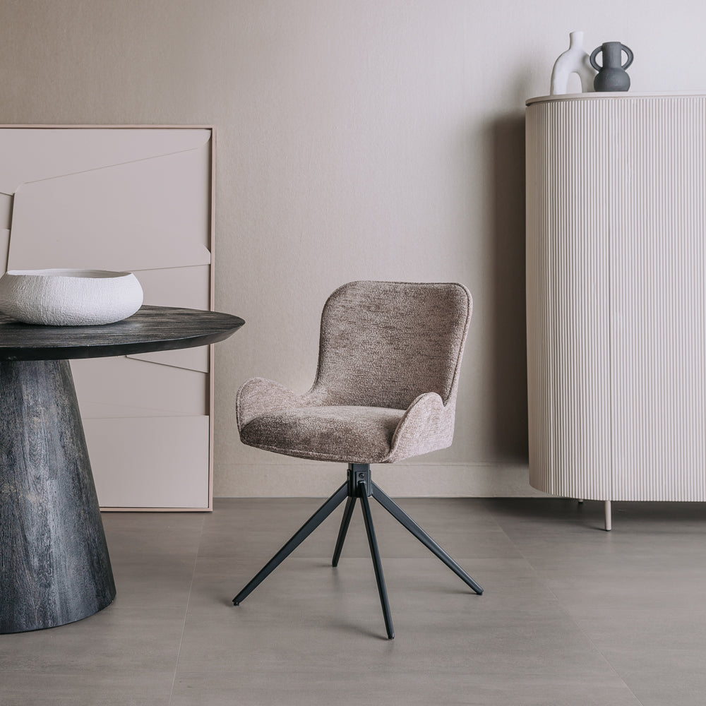 Eetkamerstoel Sora | Taupe Stof