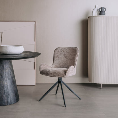 Eetkamerstoel Sora | Taupe Stof