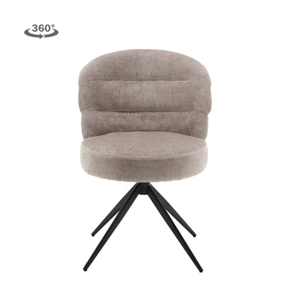 Eetkamerstoel Carro | Grijs Stof