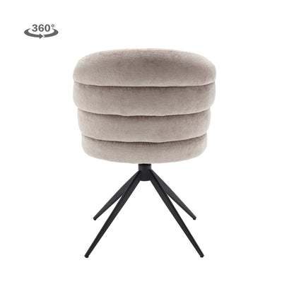 Eetkamerstoel Carro | Grijs Stof