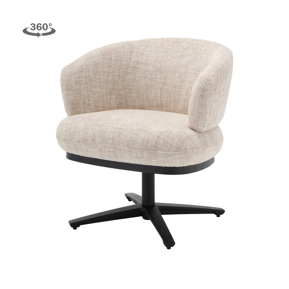 Eetkamerstoel Perca | Beige Stof