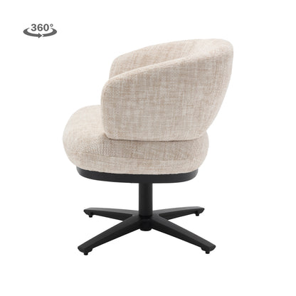 Eetkamerstoel Perca | Beige Stof