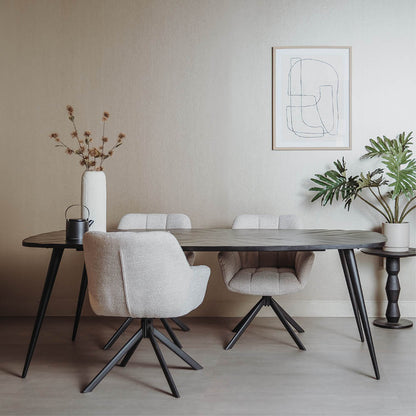 Eettafel Giovanni | Deens Ovaal | Mangohout