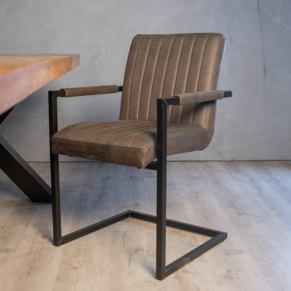 Eetkamerstoel Milo | Microvezel | Magazijn leegverkoop