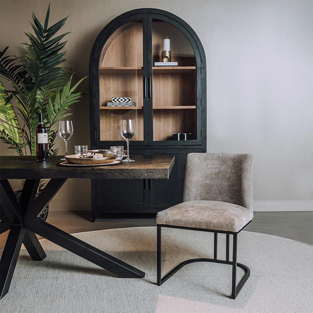 Eetkamerstoel Archi | Beige Stof — Algemene Sfeerfoto