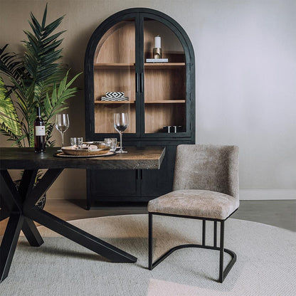 Eetkamerstoel Archi | Beige Stof — Algemene Sfeerfoto