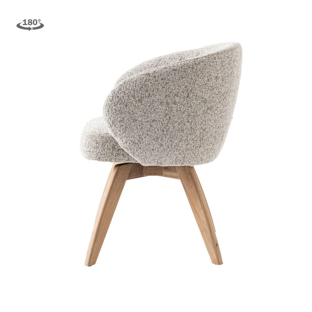 Eetkamerstoel Brescia | Beige Stof