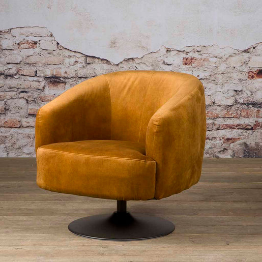 Draaifauteuil Barga | Velvet Goud