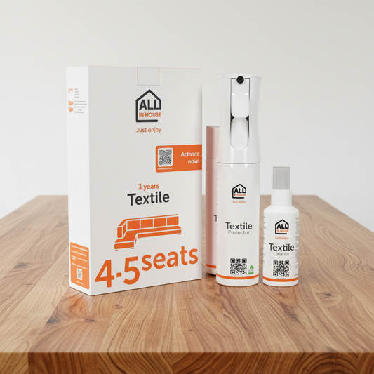 All in House Service | 4-5 zits hoekbank of tot max. 10 eetkamerstoelen | 3 jaar