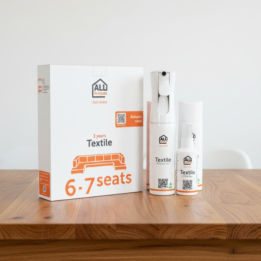 All in House Service | 6-7 zits U-bank of tot max. 14 eetkamerstoelen | 3 jaar