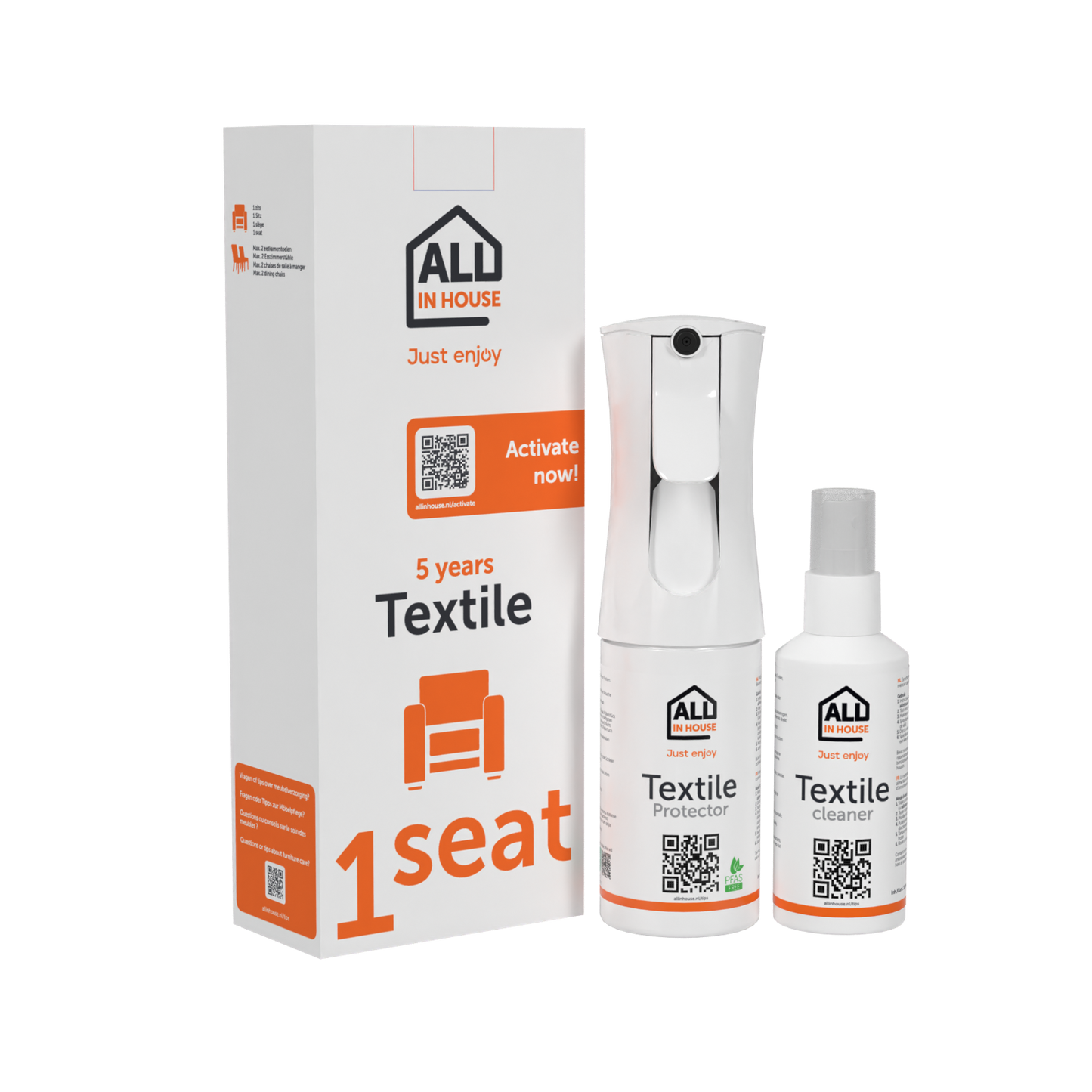 All in House Service | 1 fauteuil of 2 eetkamerstoelen | 5 jaar