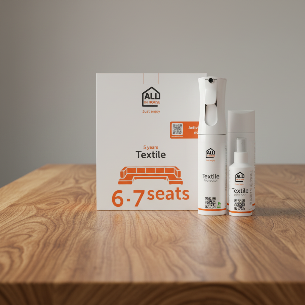 All in House Service | 6-7 zits U-bank of tot max. 14 eetkamerstoelen | 5 jaar